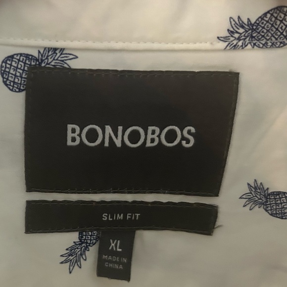Bonobos Button Down Pineapple Shirt - Picture 2 of 3